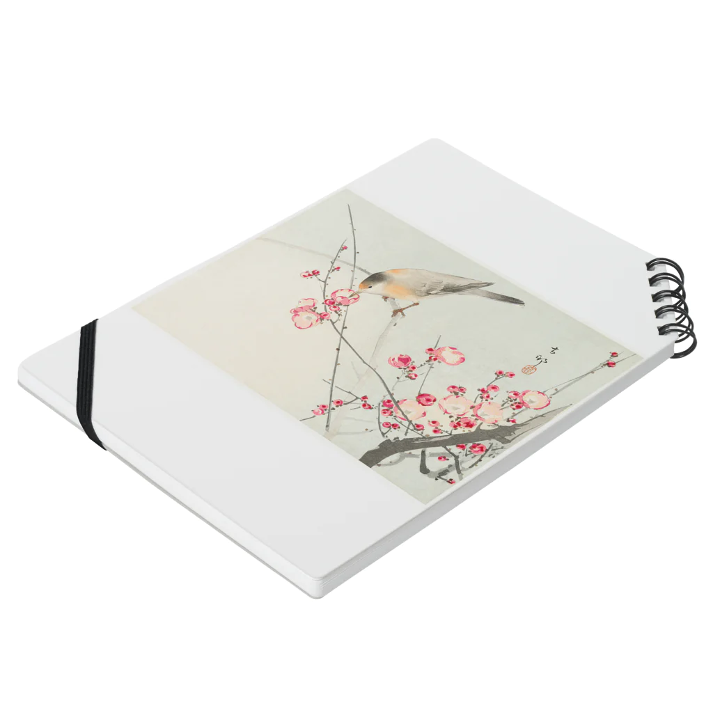 MUGEN ARTの小原古邨　梅に鶯　Ohara Koson / Songbird on blossom branch Notebook :placed flat