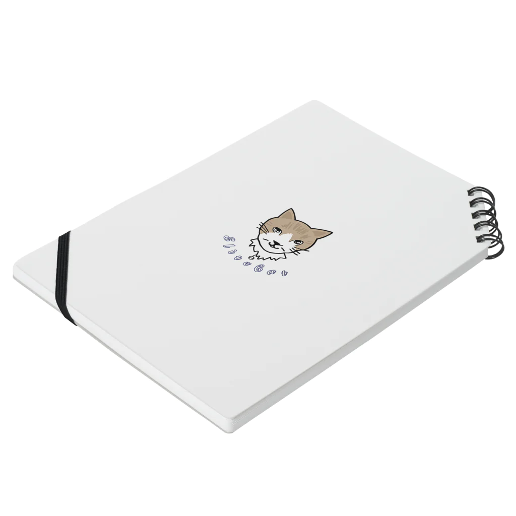 CHIPPERS SHOPのelite cat Notebook :placed flat