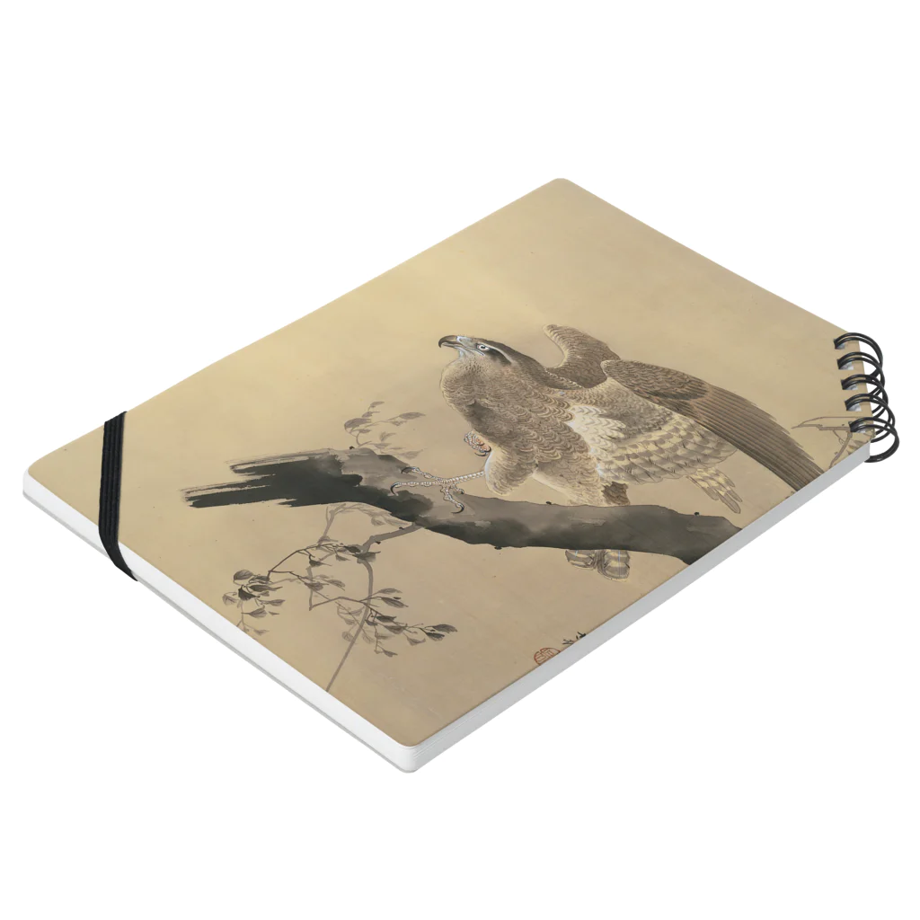 MUGEN ARTの小原古邨　鷹　Ohara Koson / Falcon Notebook :placed flat