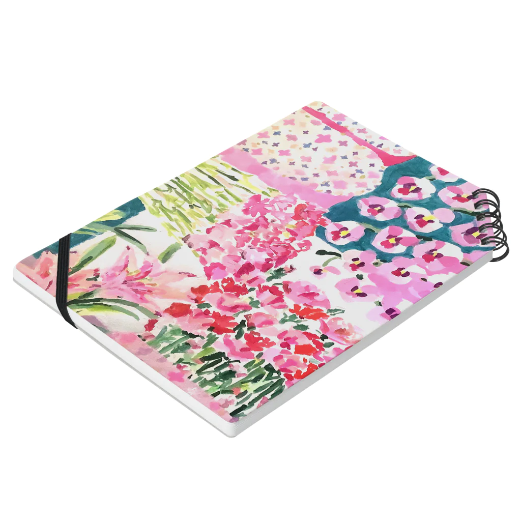 yuko maegawaの花づくし Notebook :placed flat