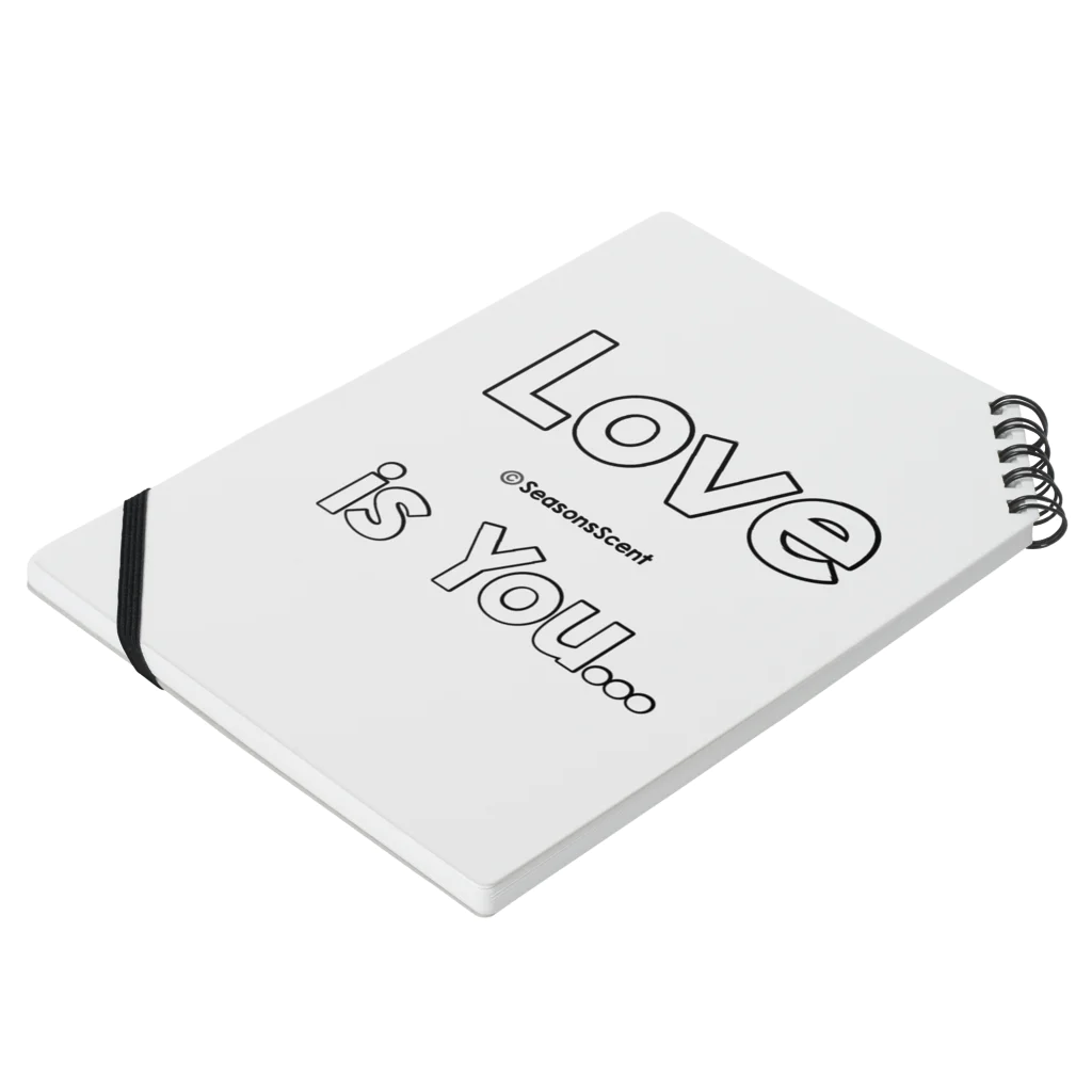 SeasonsScent のLove is You Notebook :placed flat