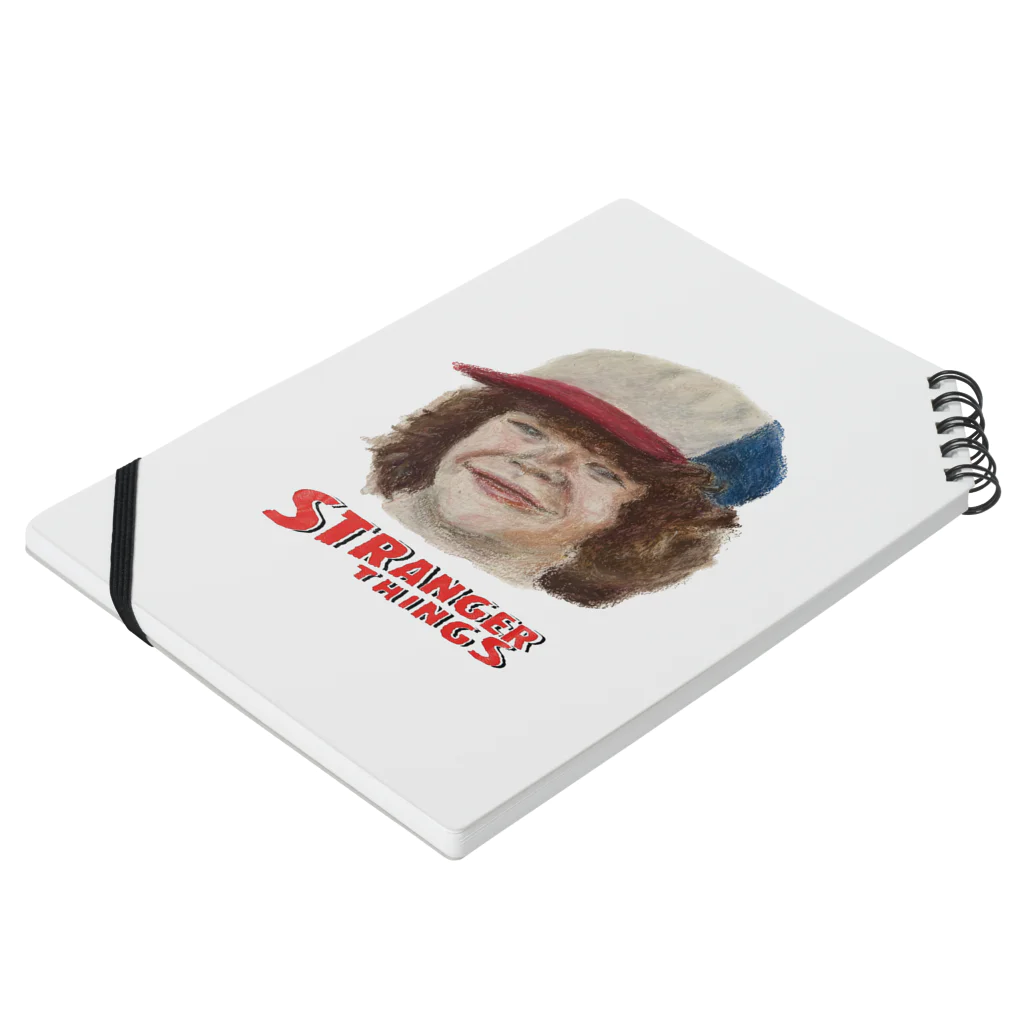 wimpernandayoのstranger things Notebook :placed flat