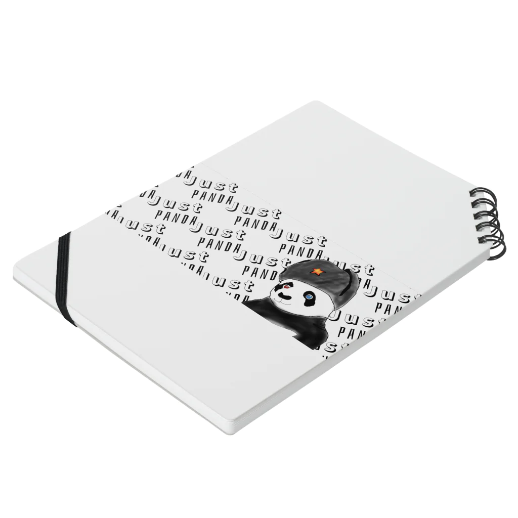 ☭C•ML印刷社｜赤毛龙印刷社☭のJust Panda-kun!オフィスセット(?) Notebook :placed flat