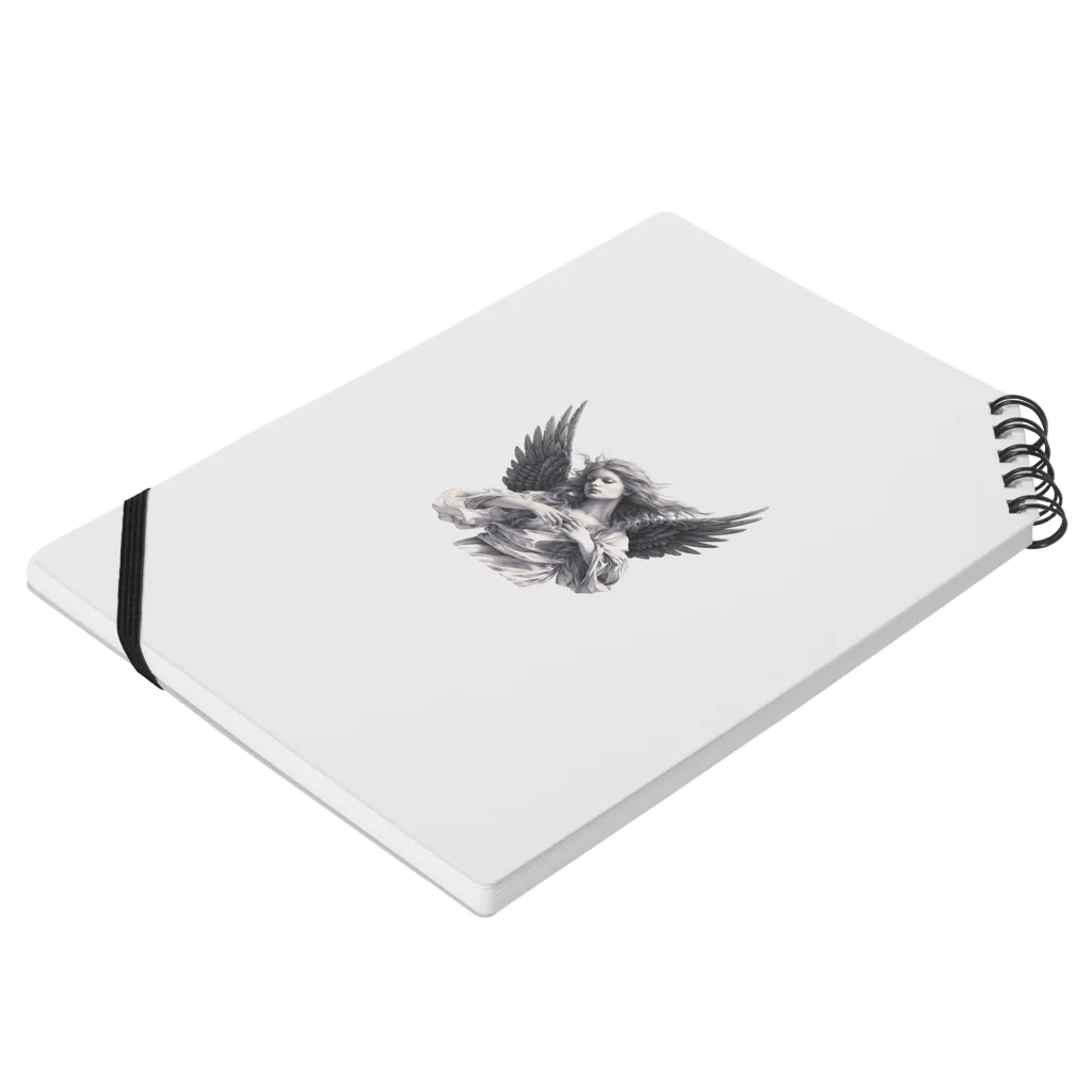 BunnyBloomのRenaissance ANGEL Notebook :placed flat