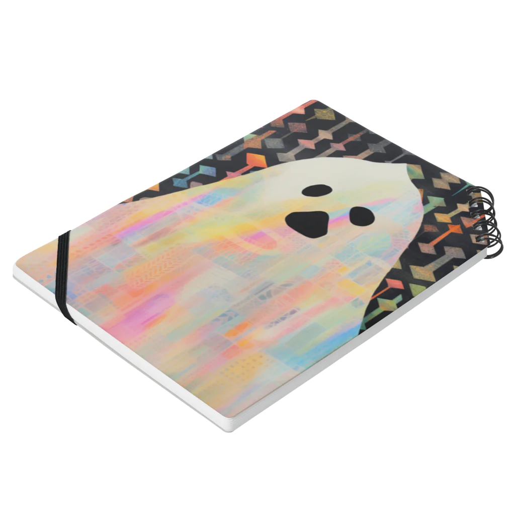 Erika_ArtistryのColorful Spooky #01 Notebook :placed flat