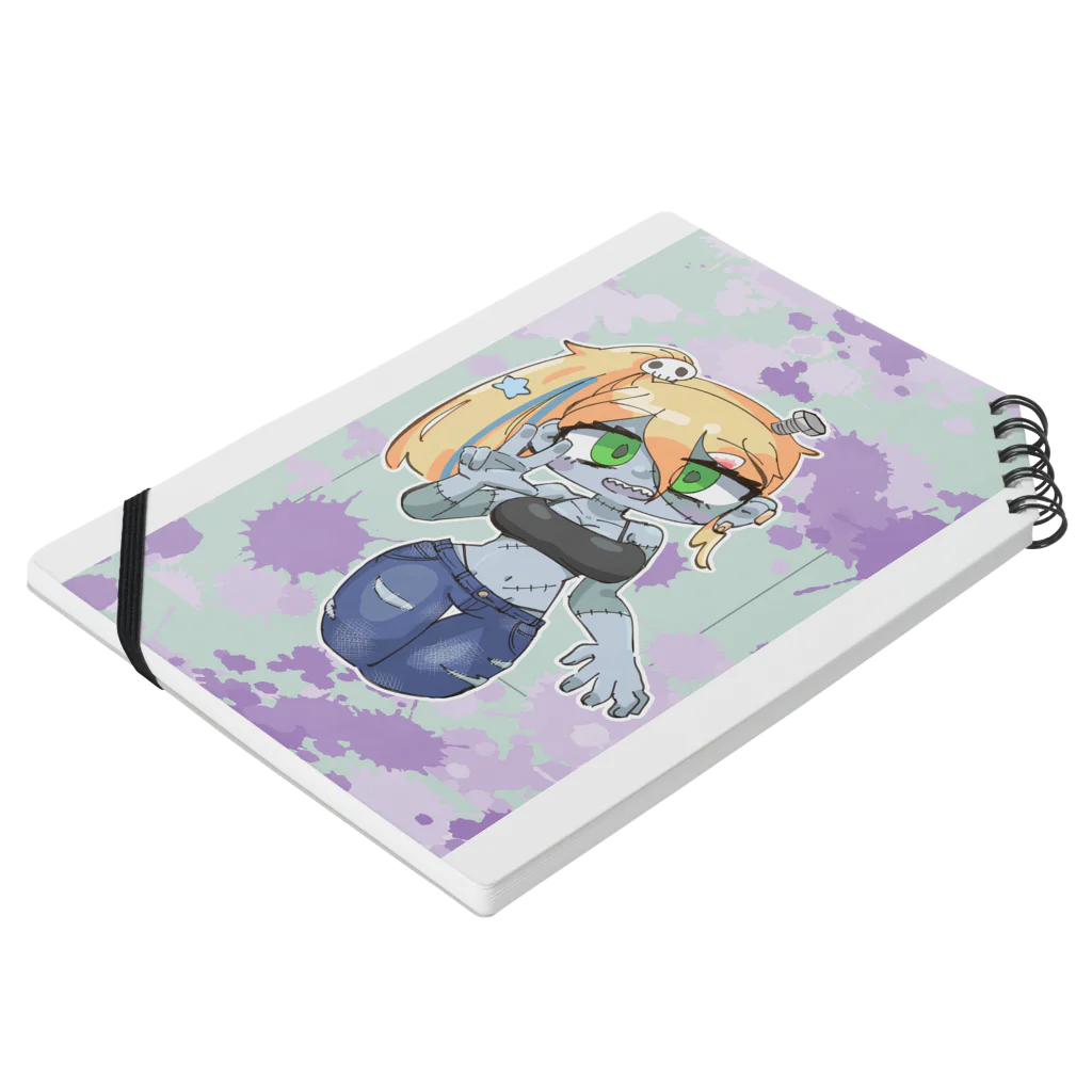 そにぃのGAL ZOMBIE GIRL Notebook :placed flat