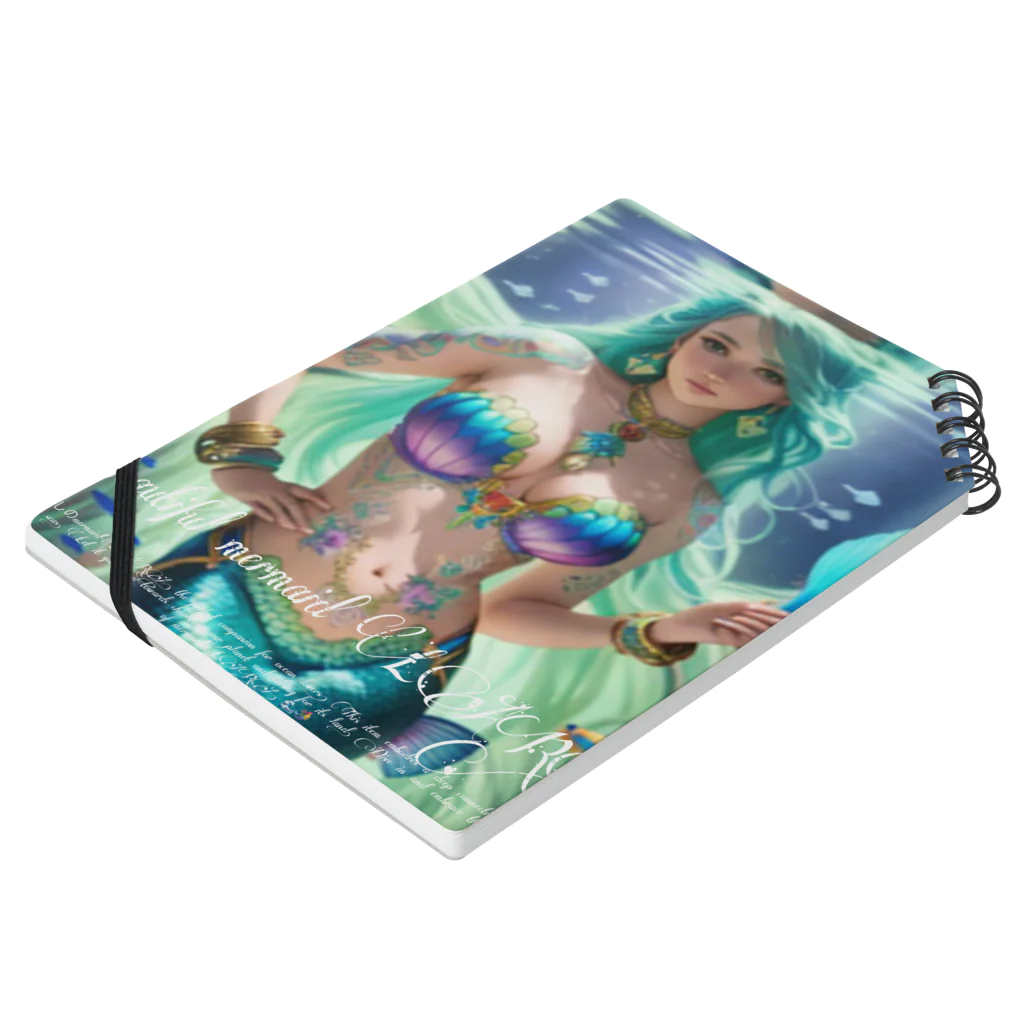 💖宇宙整体♪🌈♪こころからだチャンネル♪💖のbeautiful  mermaid  LARA Notebook :placed flat