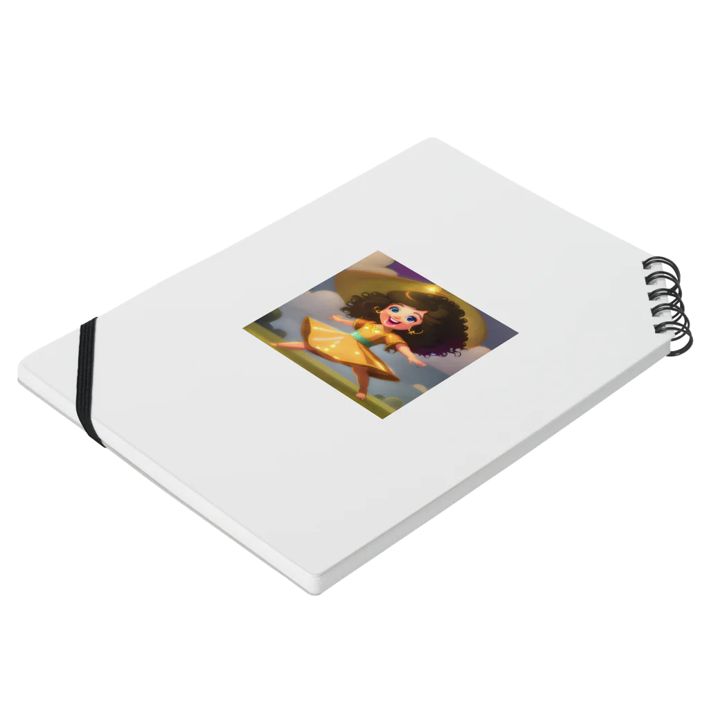 ririmoboxの元気ちゃん Notebook :placed flat