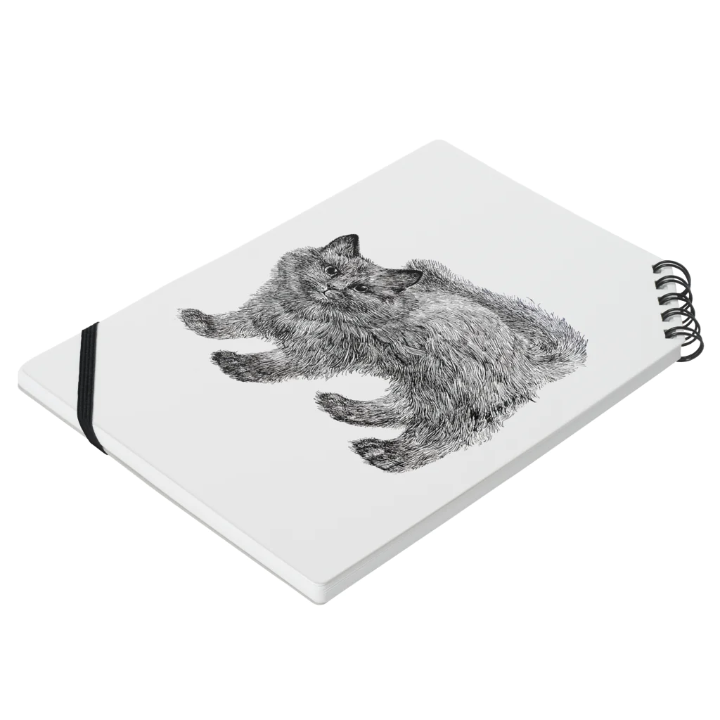 segasworksのふわふわの仔猫 Notebook :placed flat