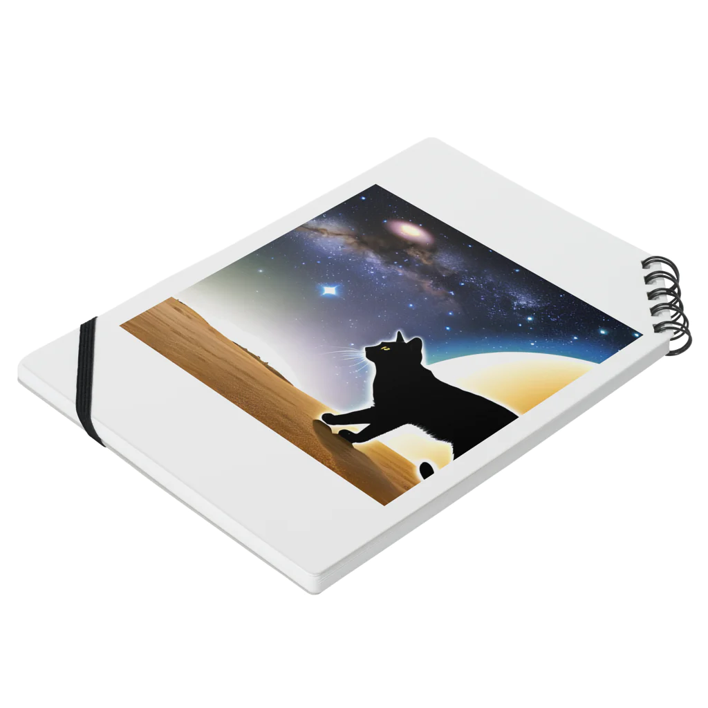 genki-cyatoの火星猫 Notebook :placed flat