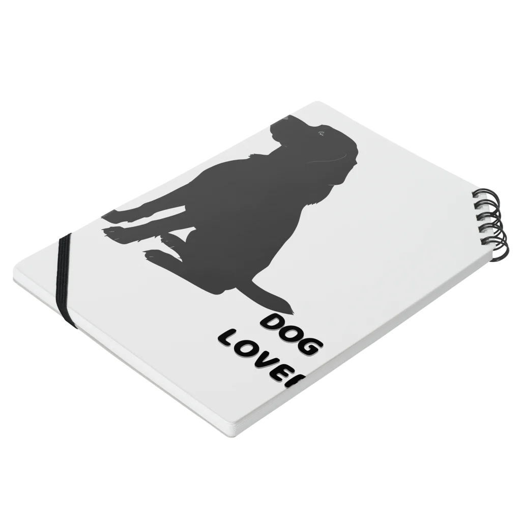 DOG LOVERのDOGLOVERのアイテム Notebook :placed flat