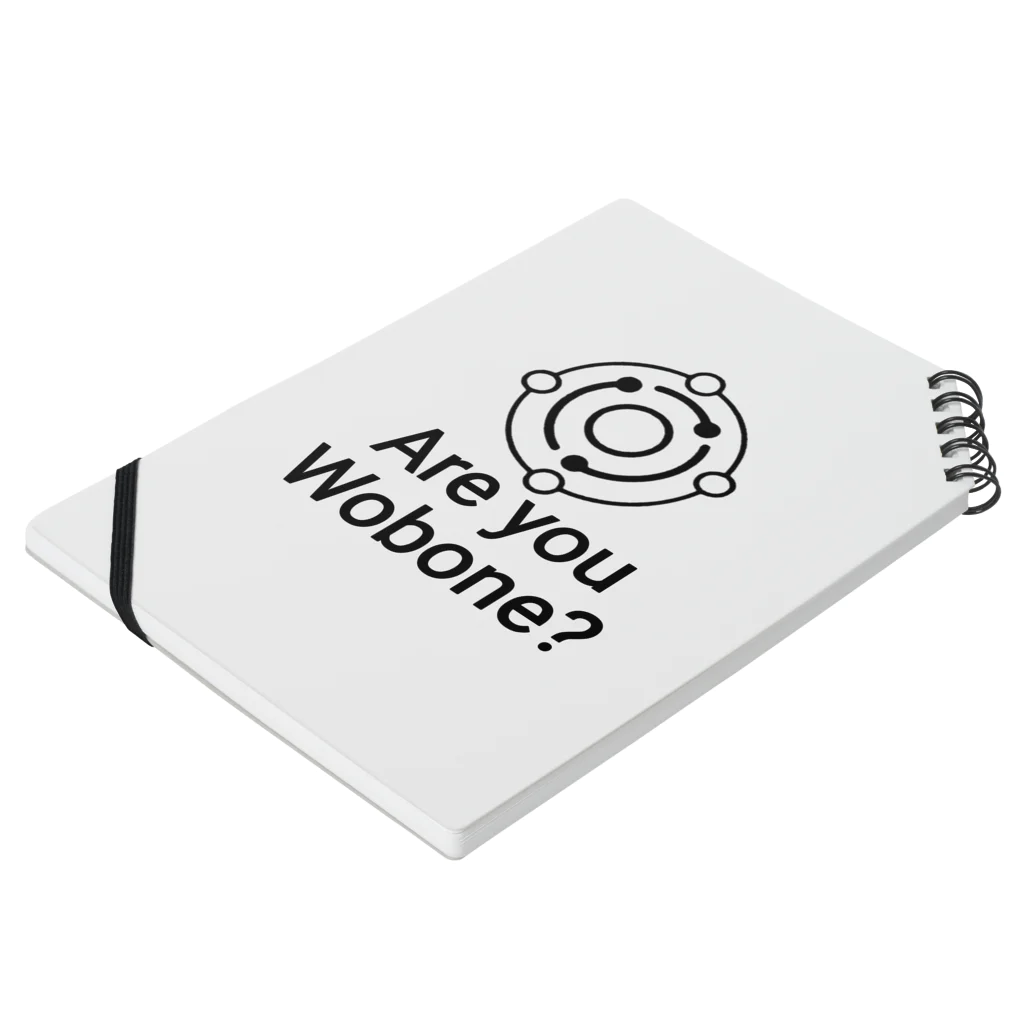 【Search for Wobone】WoboneのAre you Wobone?【Search for Wobone】 Notebook :placed flat