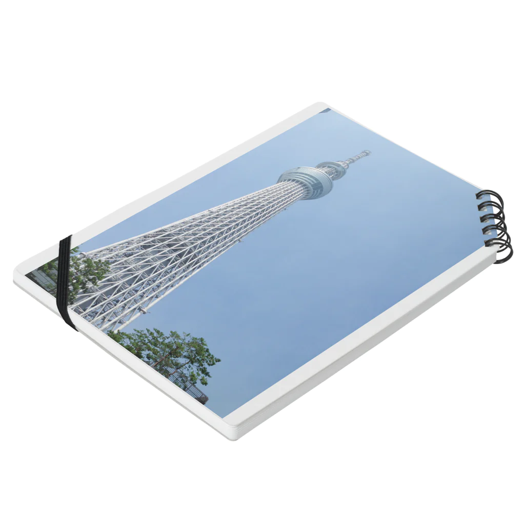 kyurakkoのTOKYO SKYTREE Notebook :placed flat