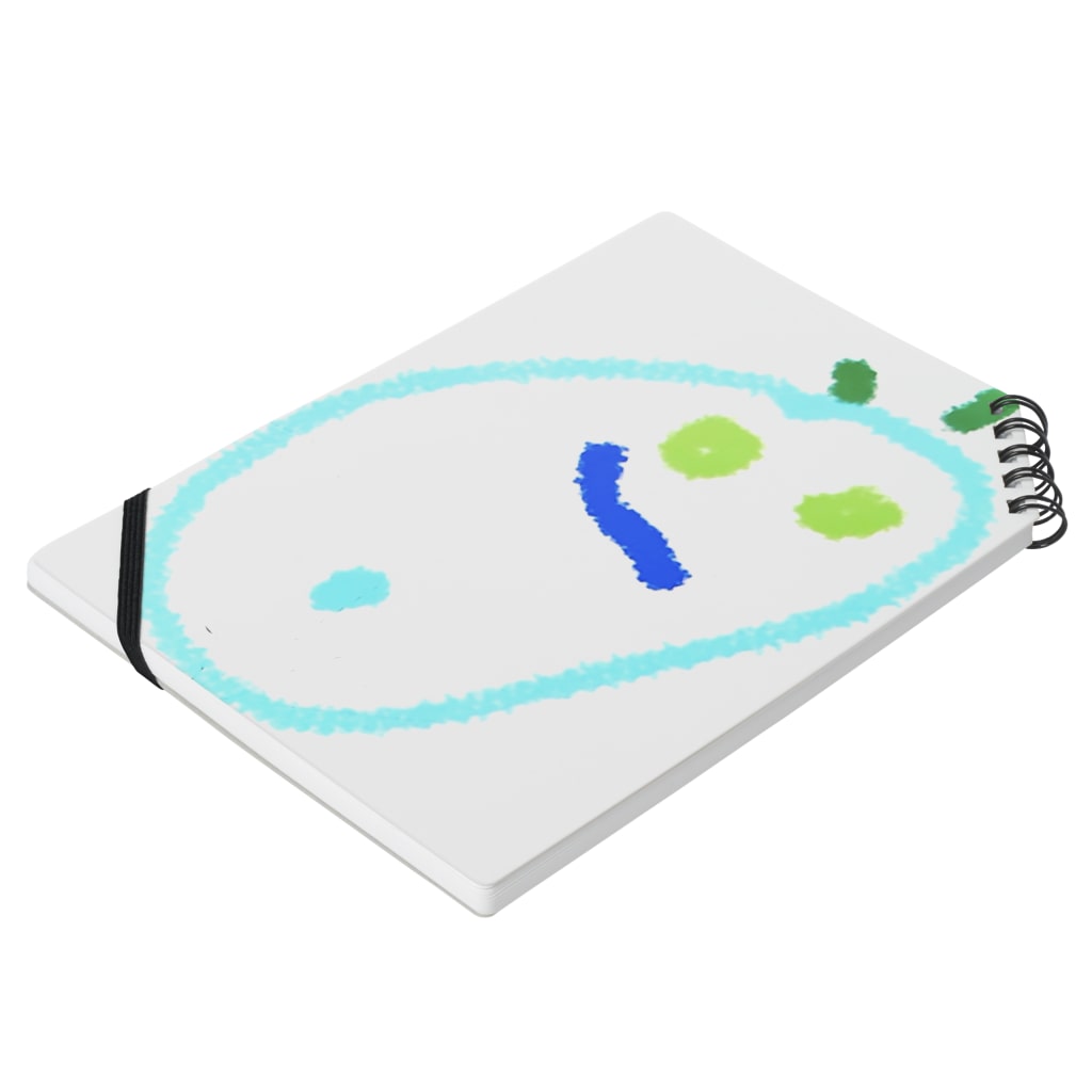 jerrryfishのハオムシくん Notebook :placed flat