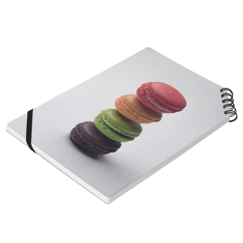 yumaruのmacaron Notebook :placed flat