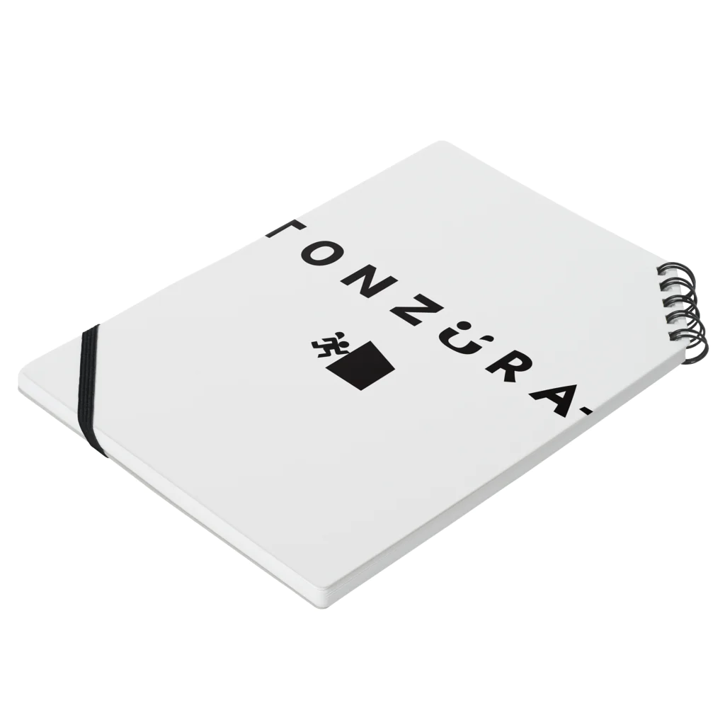 TONZURA-のトンズラーグッズ Notebook :placed flat