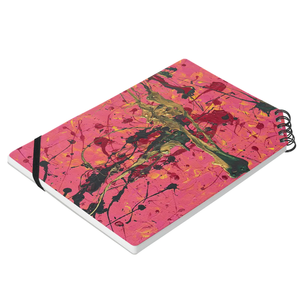 vanilla.141のピンクベース Notebook :placed flat