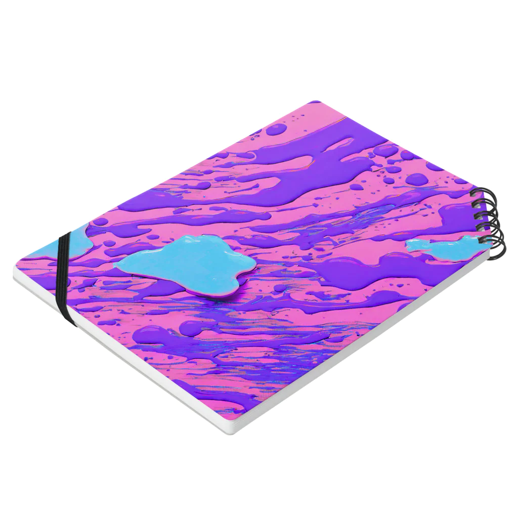 NeonLeakのペンキちゃん7 Notebook :placed flat