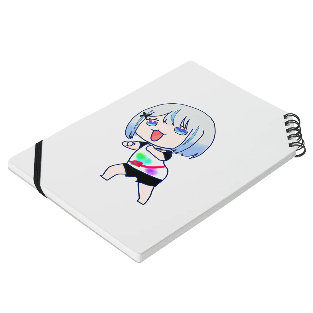 みるくす🍀🥛《Vtuber・声優・ナレーター》の【初】みるくす《わくわく》 Notebook :placed flat