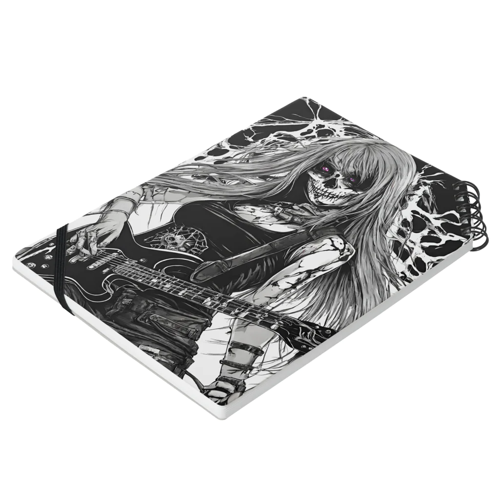 Death Metal Girls Collection ＝DMGC＝のdeath metal girl ＝ＪＵＬＩＡ＝　 Notebook :placed flat