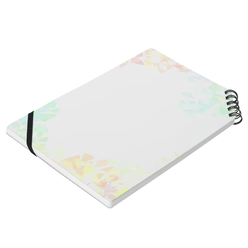 ハイネクラウンの色とりどりの葉 Notebook :placed flat