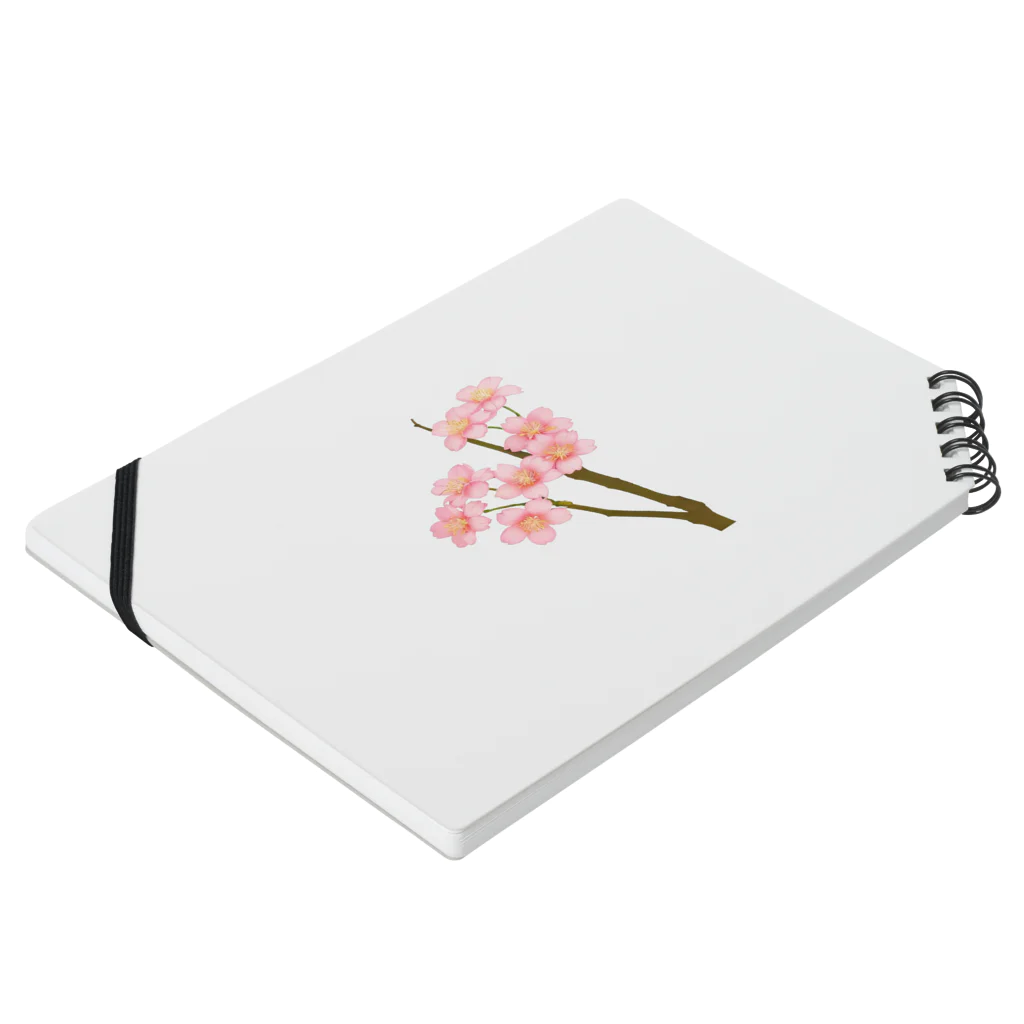 紅藤コミミズクの桜 Notebook :placed flat