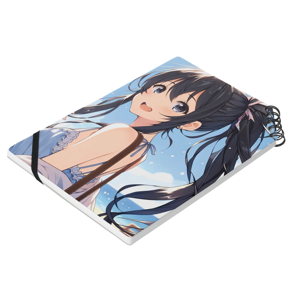 anime1のスーパーアイドルゆいちゃん Notebook :placed flat
