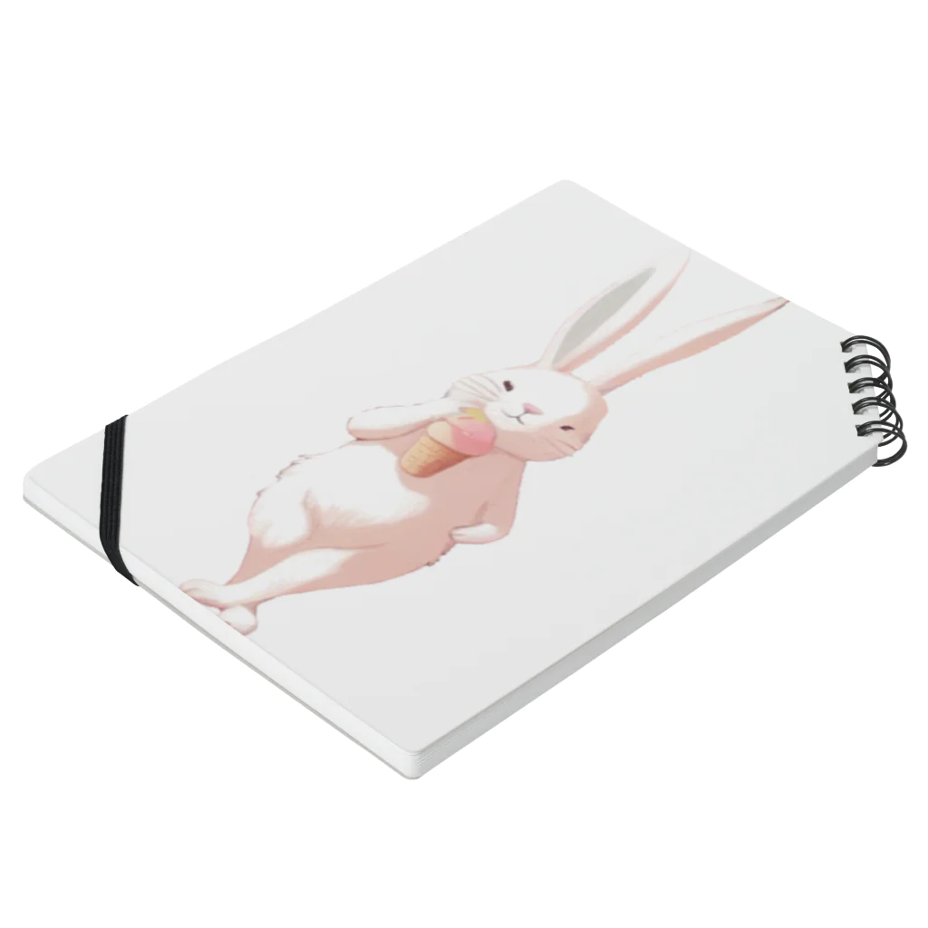 NaROOMのPopular Rabbit 🐰 ノートの平置き