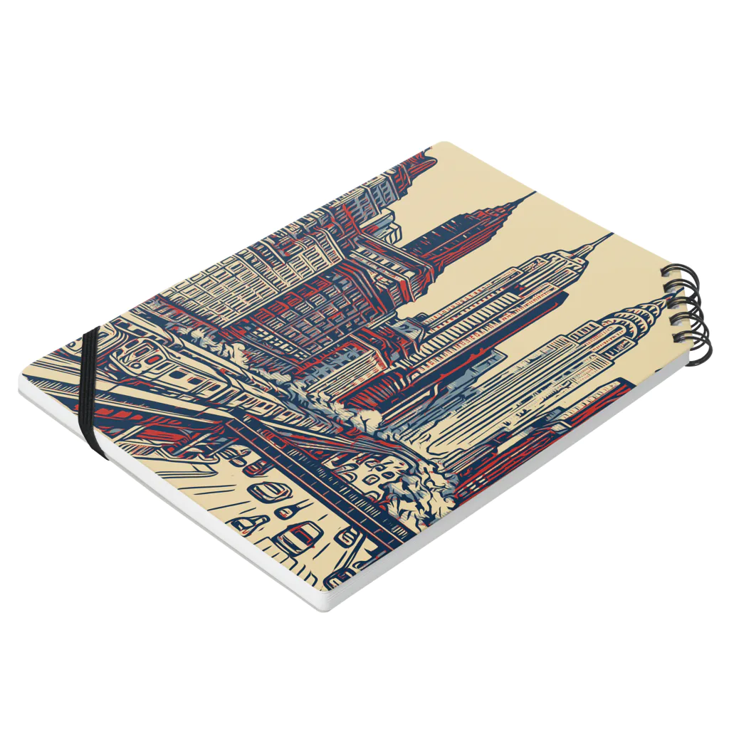 MONAKA DESIGNSの urban landscape Notebook :placed flat