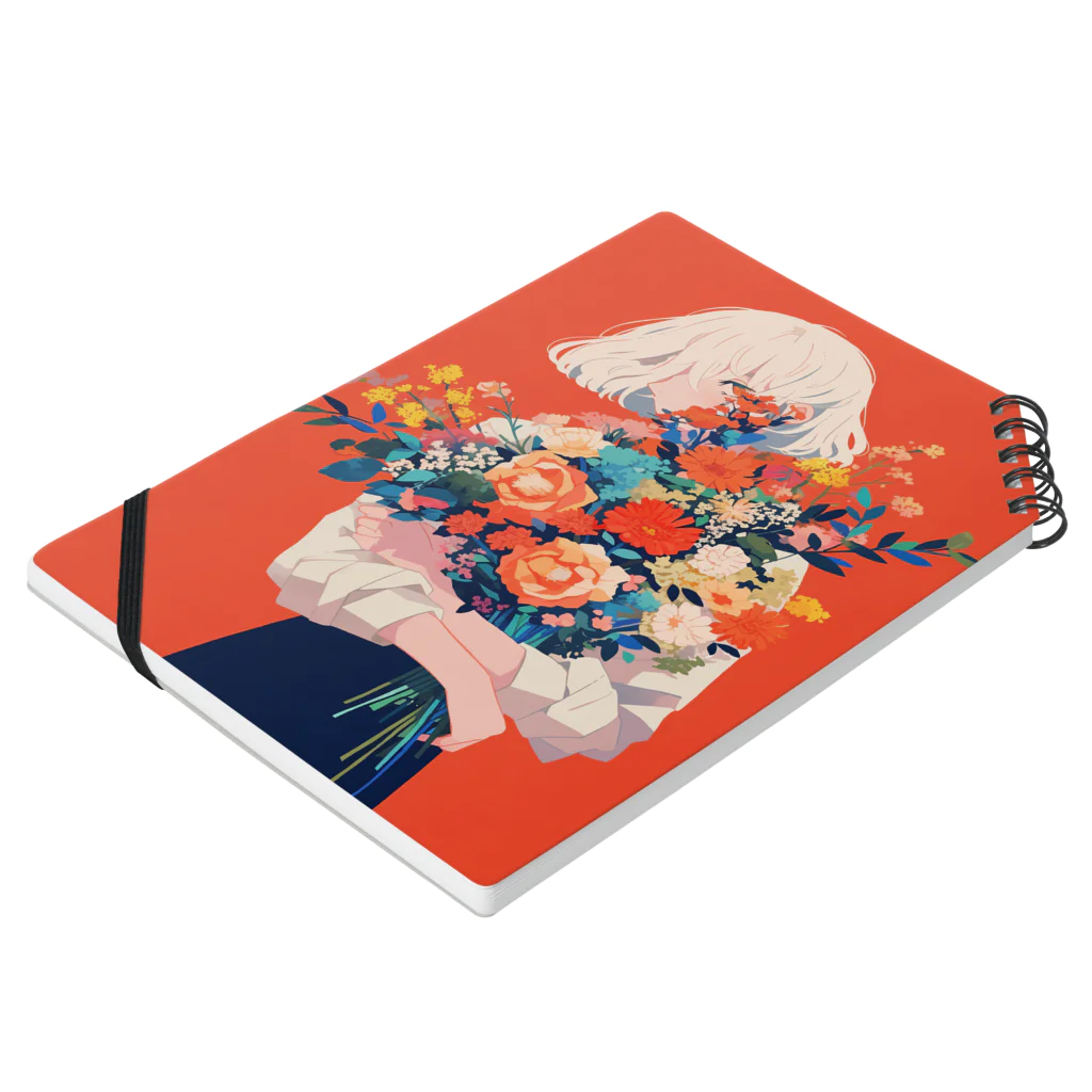 AQUAMETAVERSEの花束をあなたに　Hime  2530 Notebook :placed flat