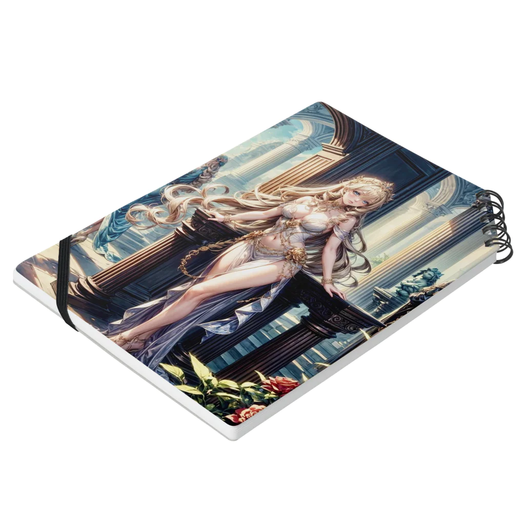 Anime_Ijindenの美と愛の女神アフロディーテ A〜Aphrodite A goddess of beauty and love〜 Notebook :placed flat