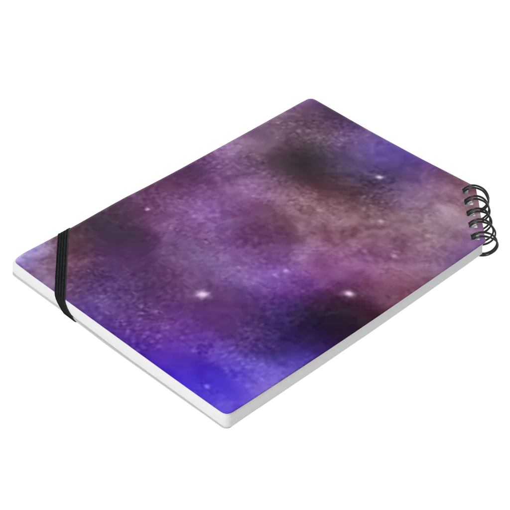 ♃ JupiterのPURPLE SPACEシリーズ Notebook :placed flat