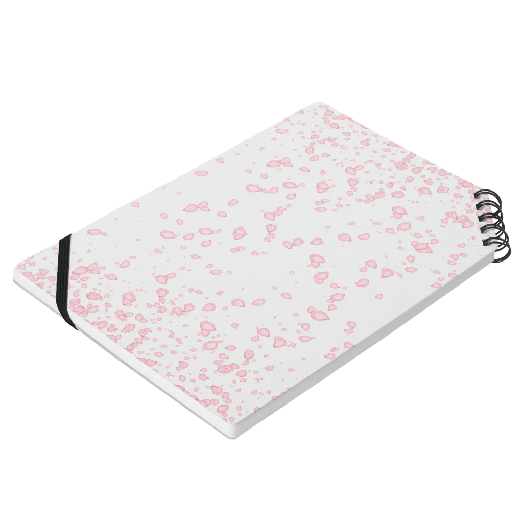ヒマラヤン宮殿の桜吹雪 Notebook :placed flat