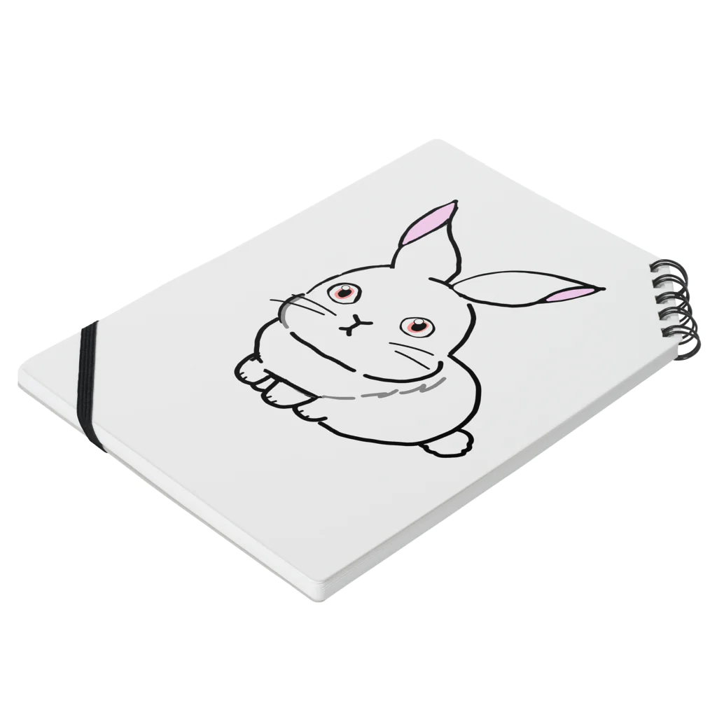 yuki_mayのKIDS RABBIT_1 Notebook :placed flat