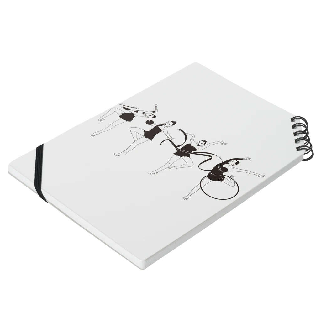 SprayDressのゼンブトクイ Notebook :placed flat