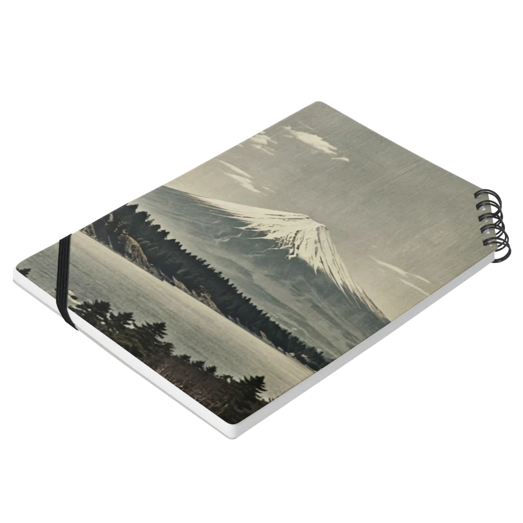 Kaz_Alter777の古風な富士山 Notebook :placed flat