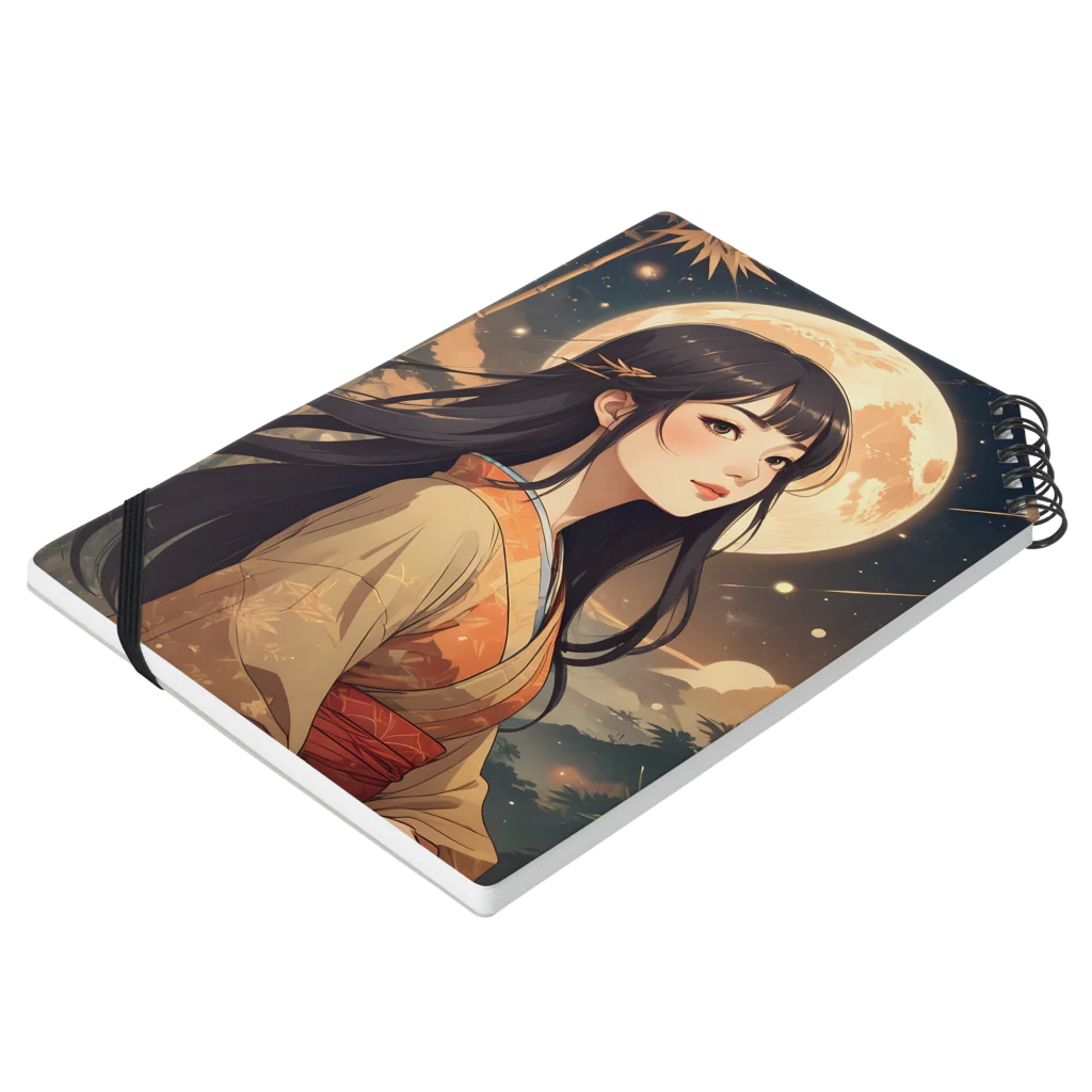 AI Fantasy Art ShopのKAGUYA② Notebook :placed flat