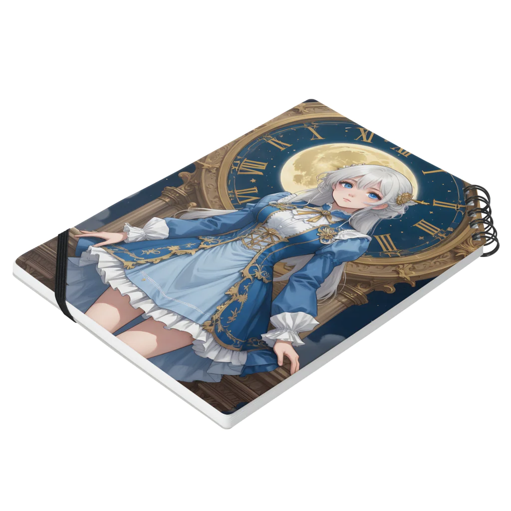 AI Fantasy Art ShopのPrincess transcends time① Notebook :placed flat