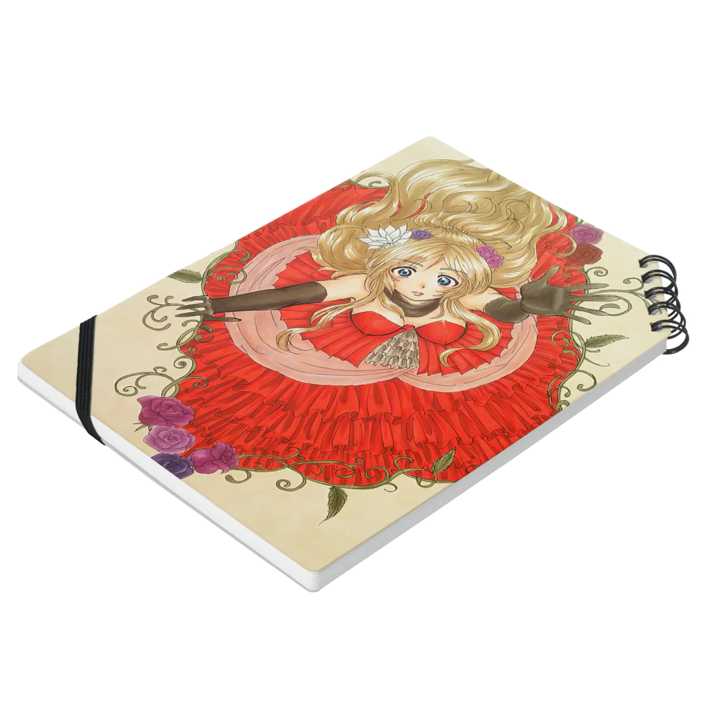 うずら迷宮 出張所のprincess of "magia" Notebook :placed flat