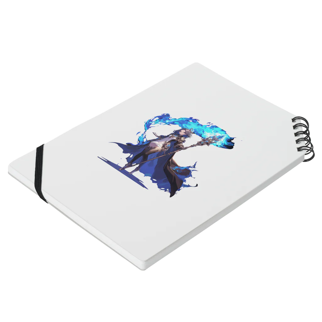 MistyStarkの青魔道士　－　blue mage　－ Notebook :placed flat