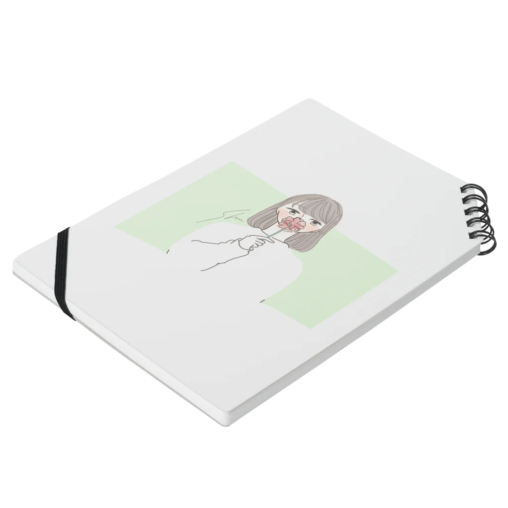 しいのワタシ Notebook :placed flat