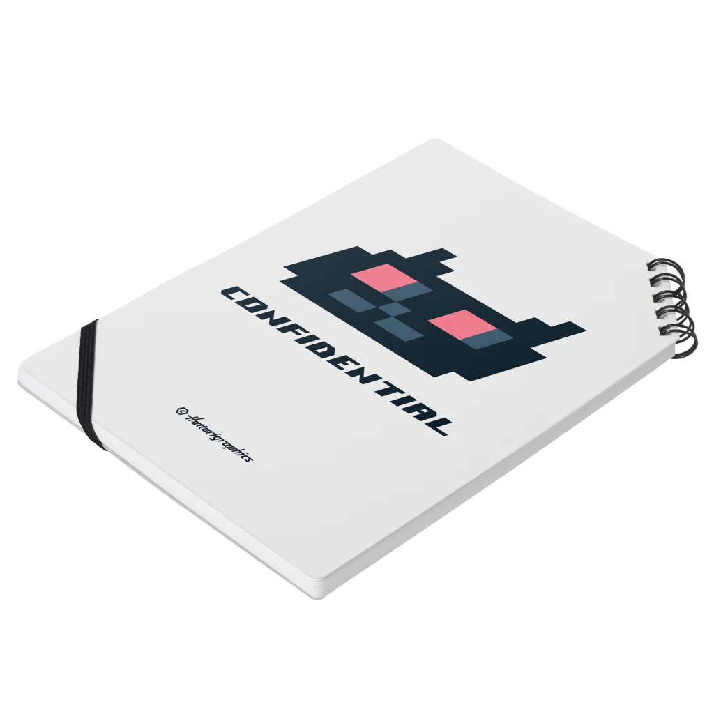 HattoriGraphics-StoreのCONFIDENTIAL Notebook :placed flat