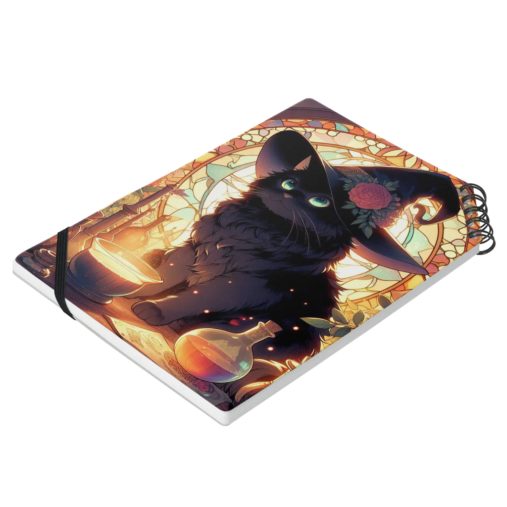 nico251の「魔法使いの黒猫」と呼ばれる不思議な存在 Notebook :placed flat