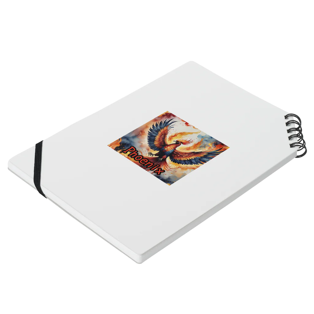 nkbg50のモンスターシリーズ（リアル）：Phoenix Notebook :placed flat