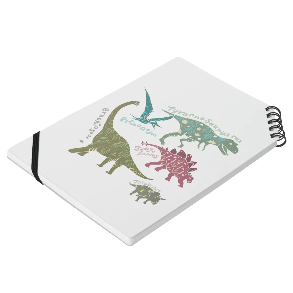 楽園Dinosaurの楽園Dinosaur ノートの平置き