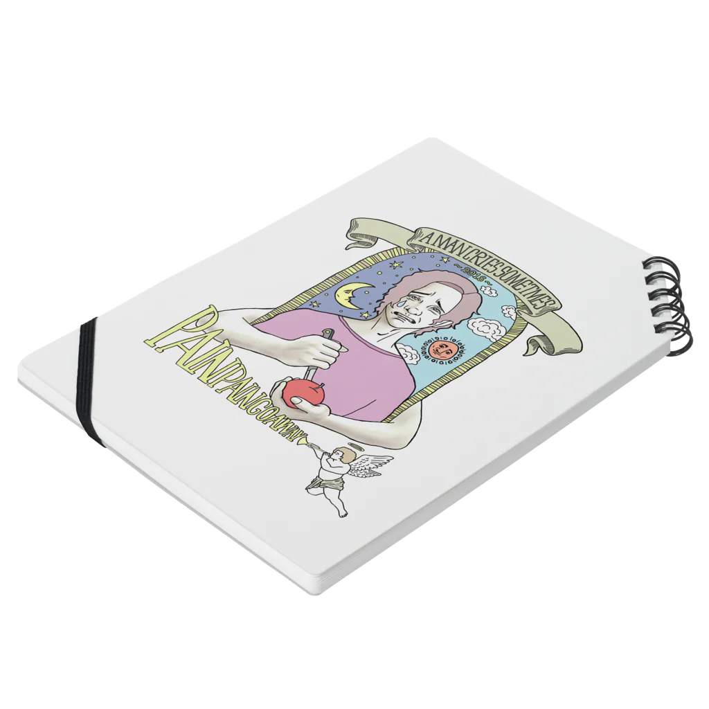 TAROのPAIN PAIN GO AWAY Notebook :placed flat