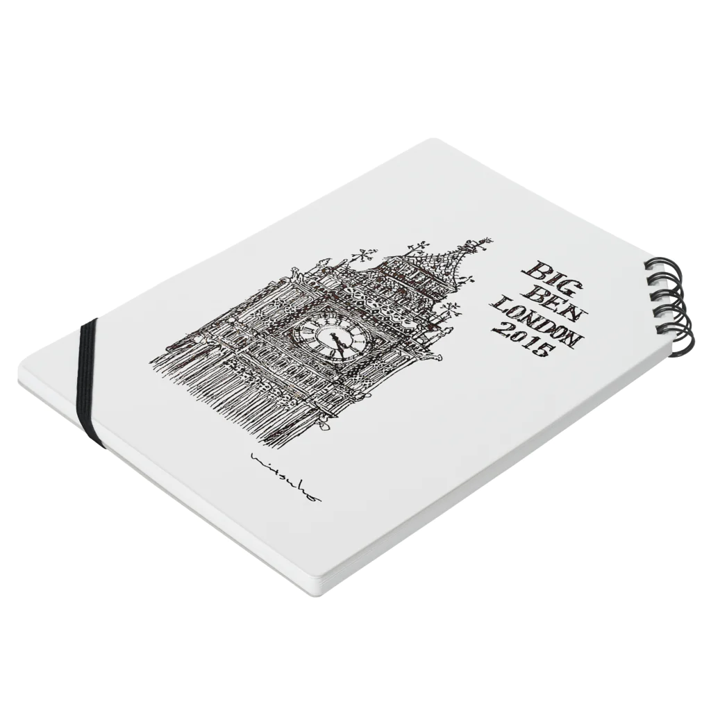 MitsuhoのTraveler -BIG BEN, London- Notebook :placed flat