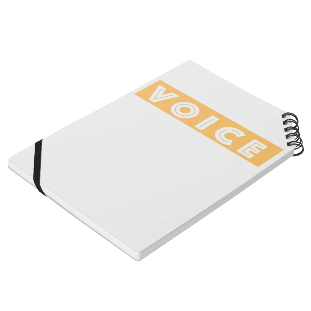 ARTISTIC E&VのVOICE Notebook :placed flat