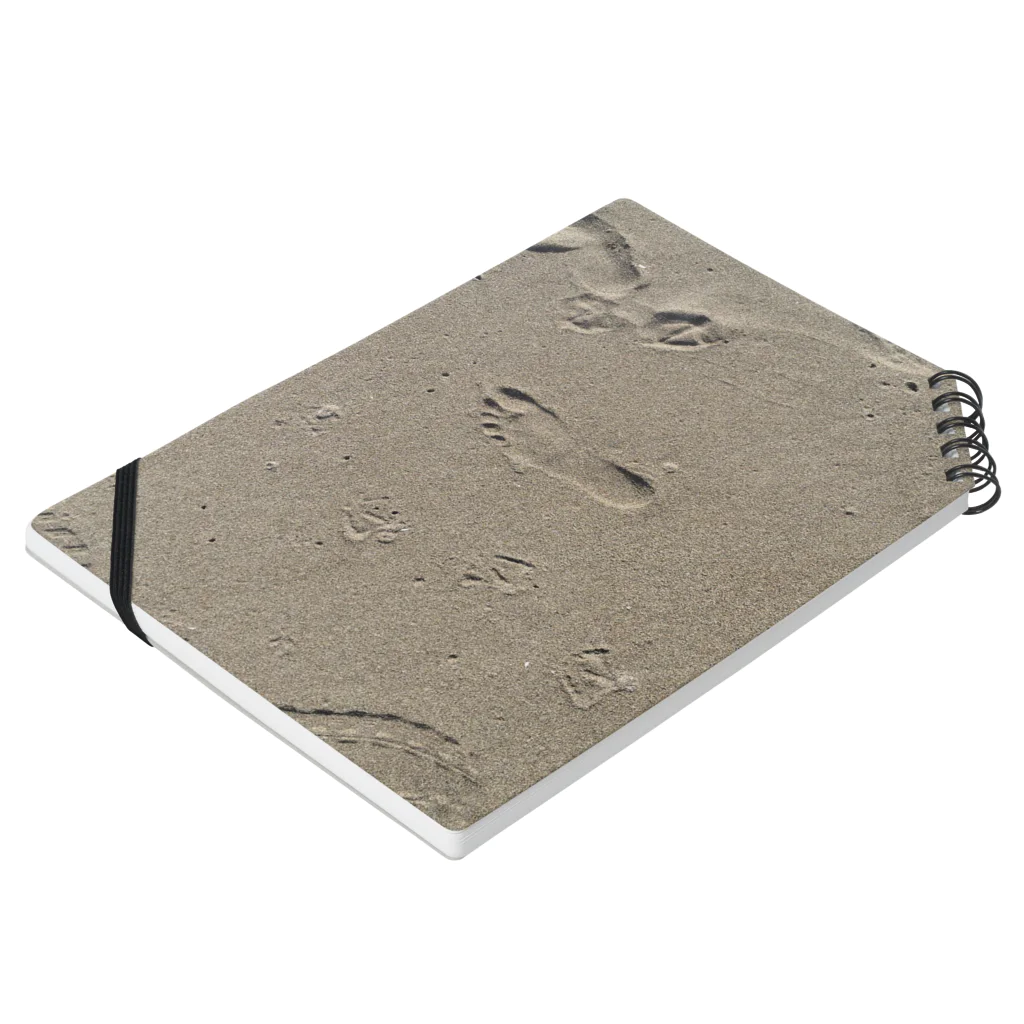 BAUL ROZZI のFOOTPRINTS Notebook :placed flat