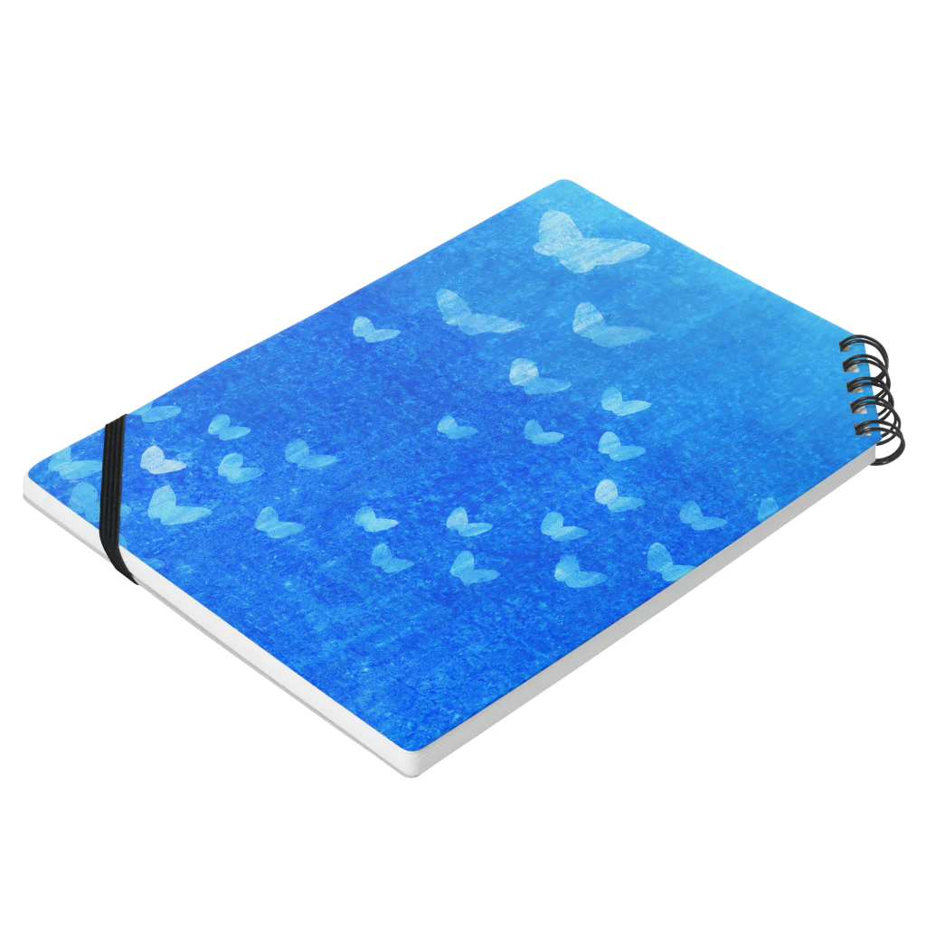 星野区の蝶の海　ノート Notebook :placed flat